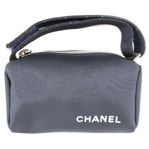 CHANEL Vintage Gray Pouch
